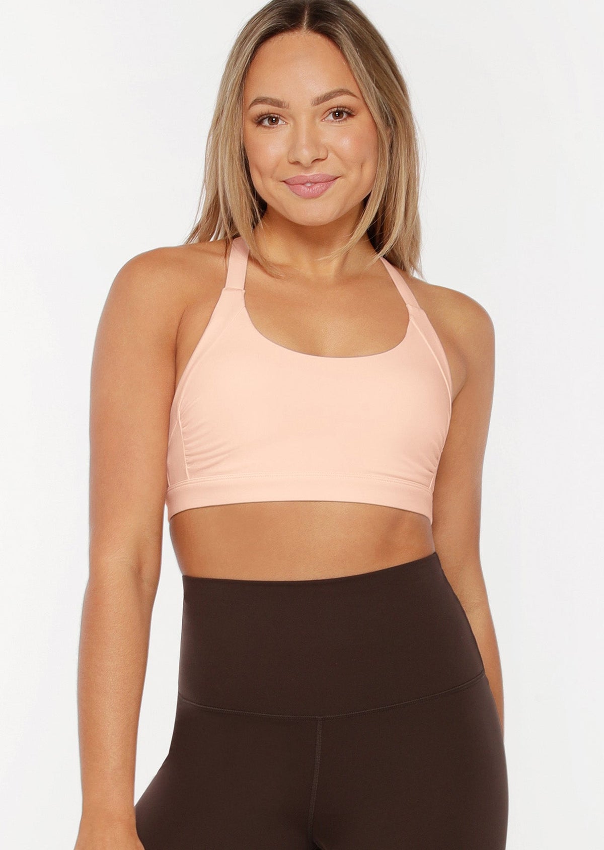 Gathered Panel Sports Bra