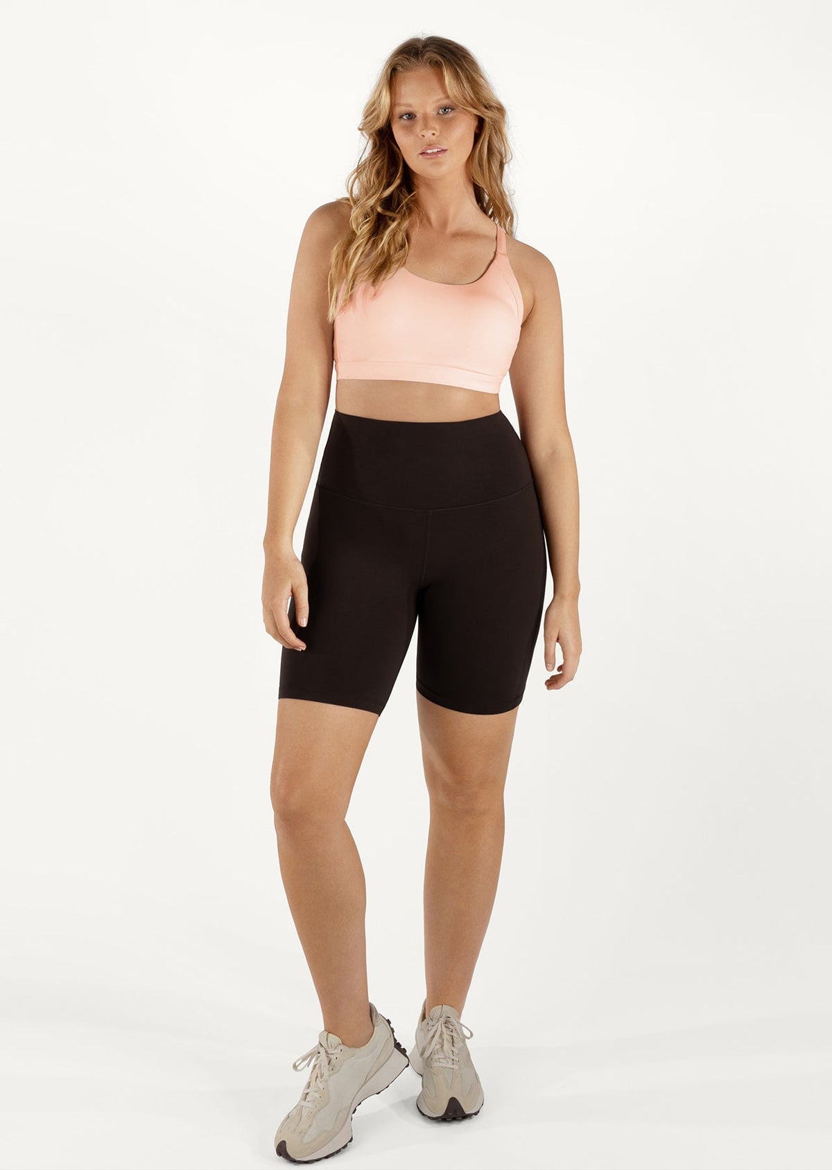 Gathered Panel Sports Bra