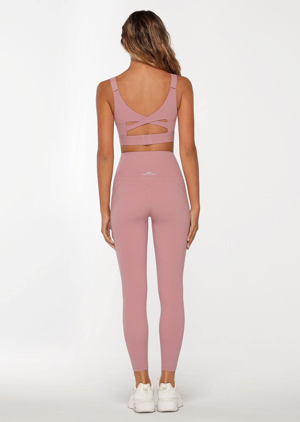Gathered V-Front Ankle Biter Leggings