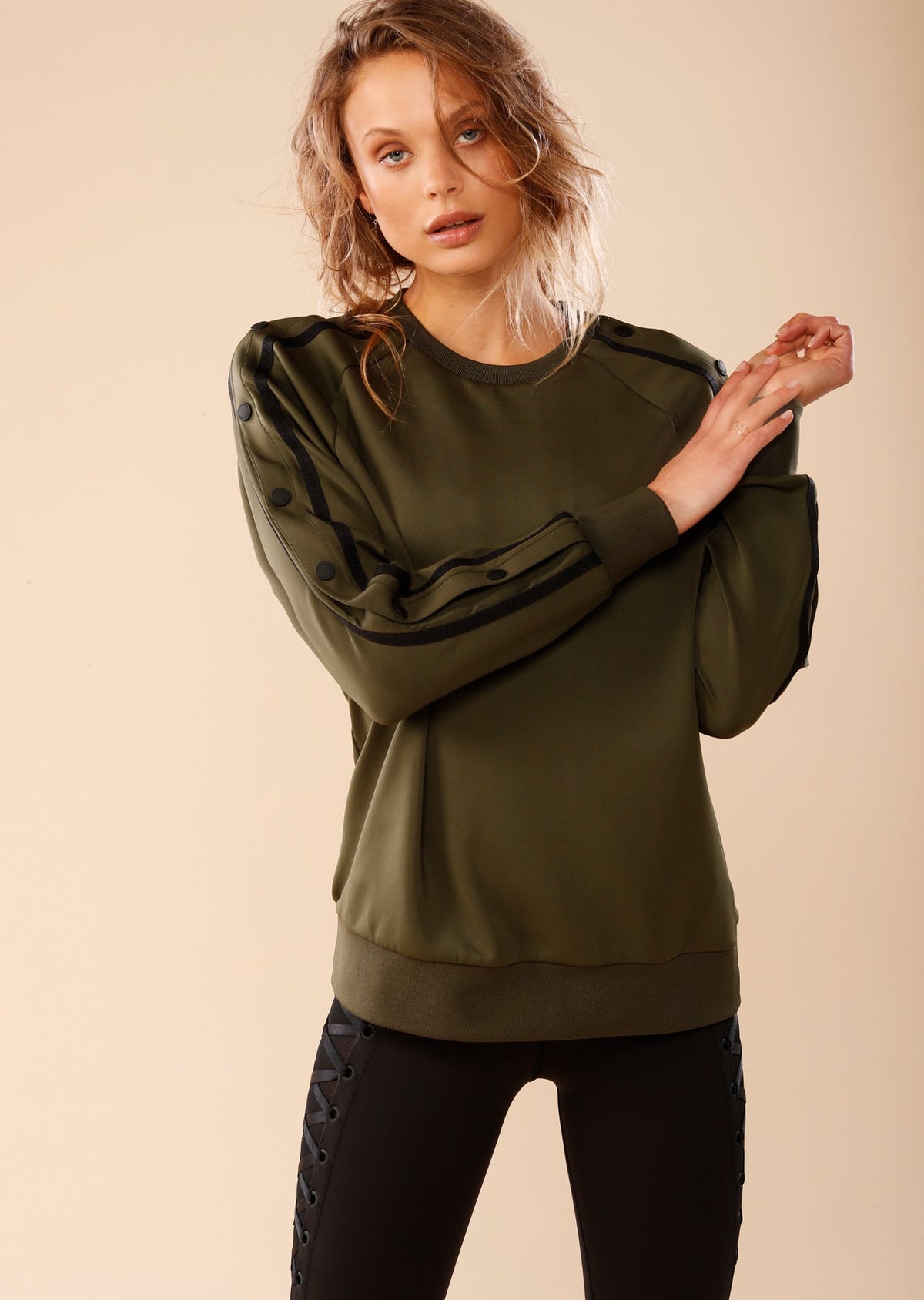 Highline L/Slv Snap Top