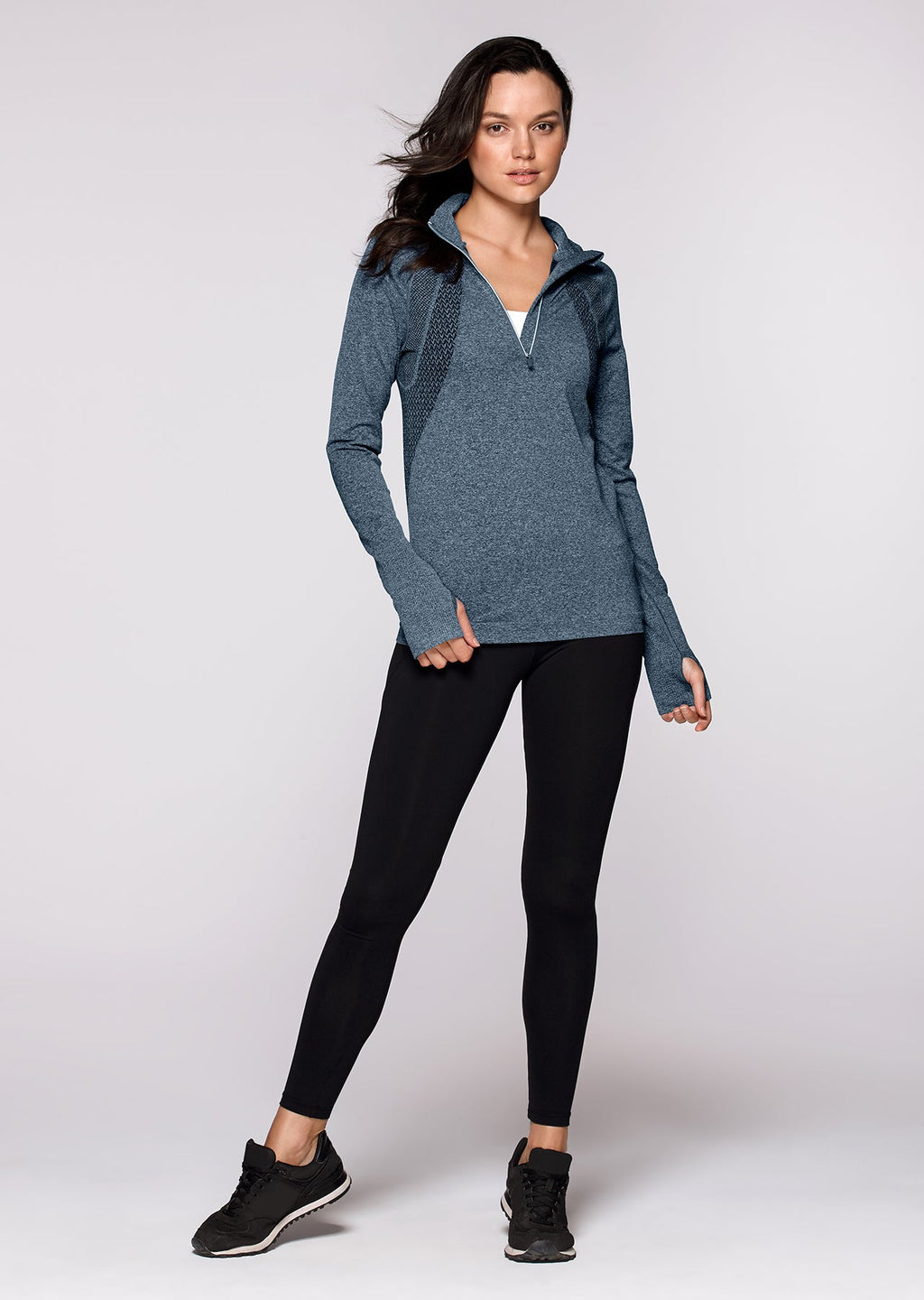 Katie Seamless 1/2 Zip Thru