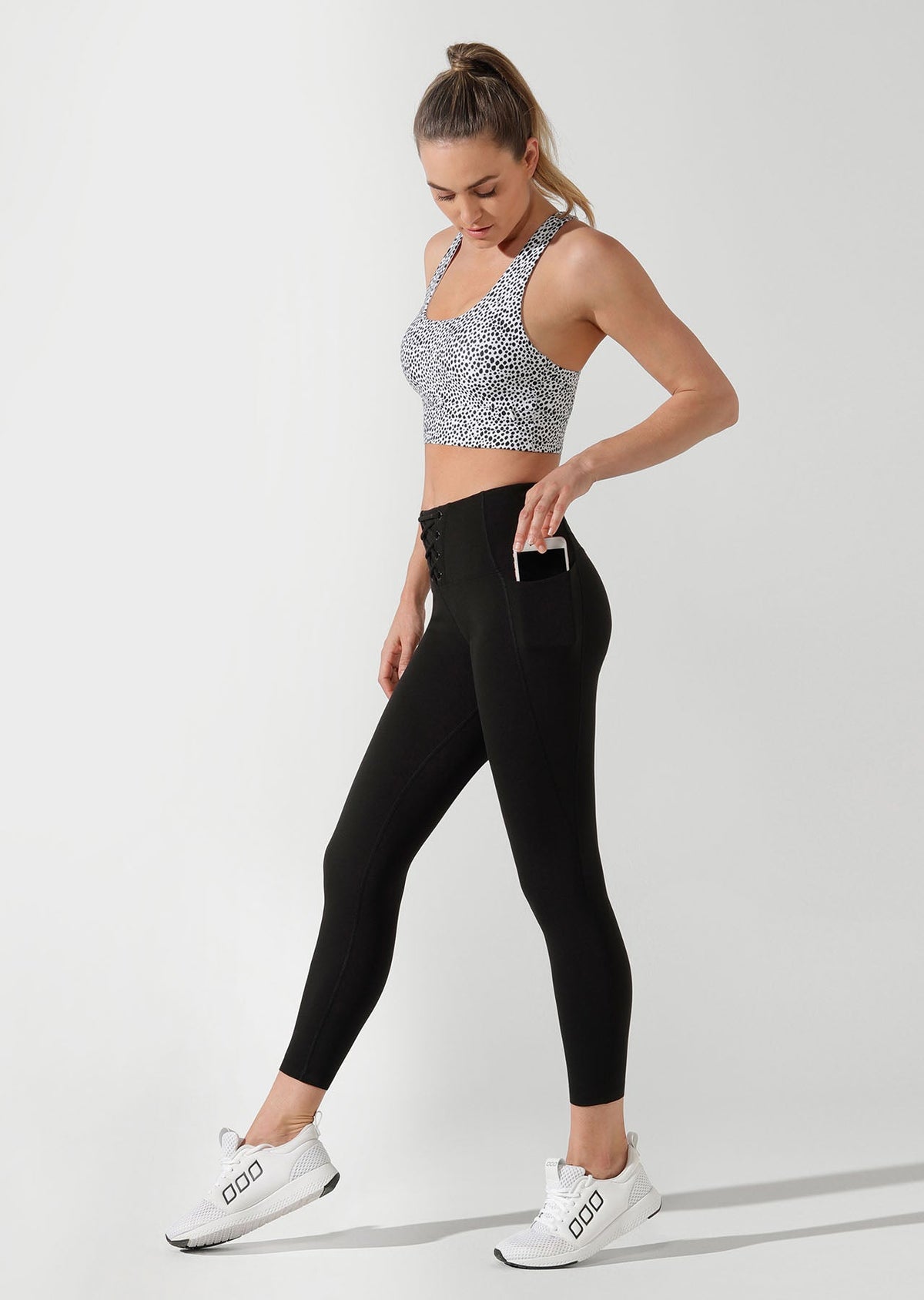 Lace Up Ankle Biter Tight