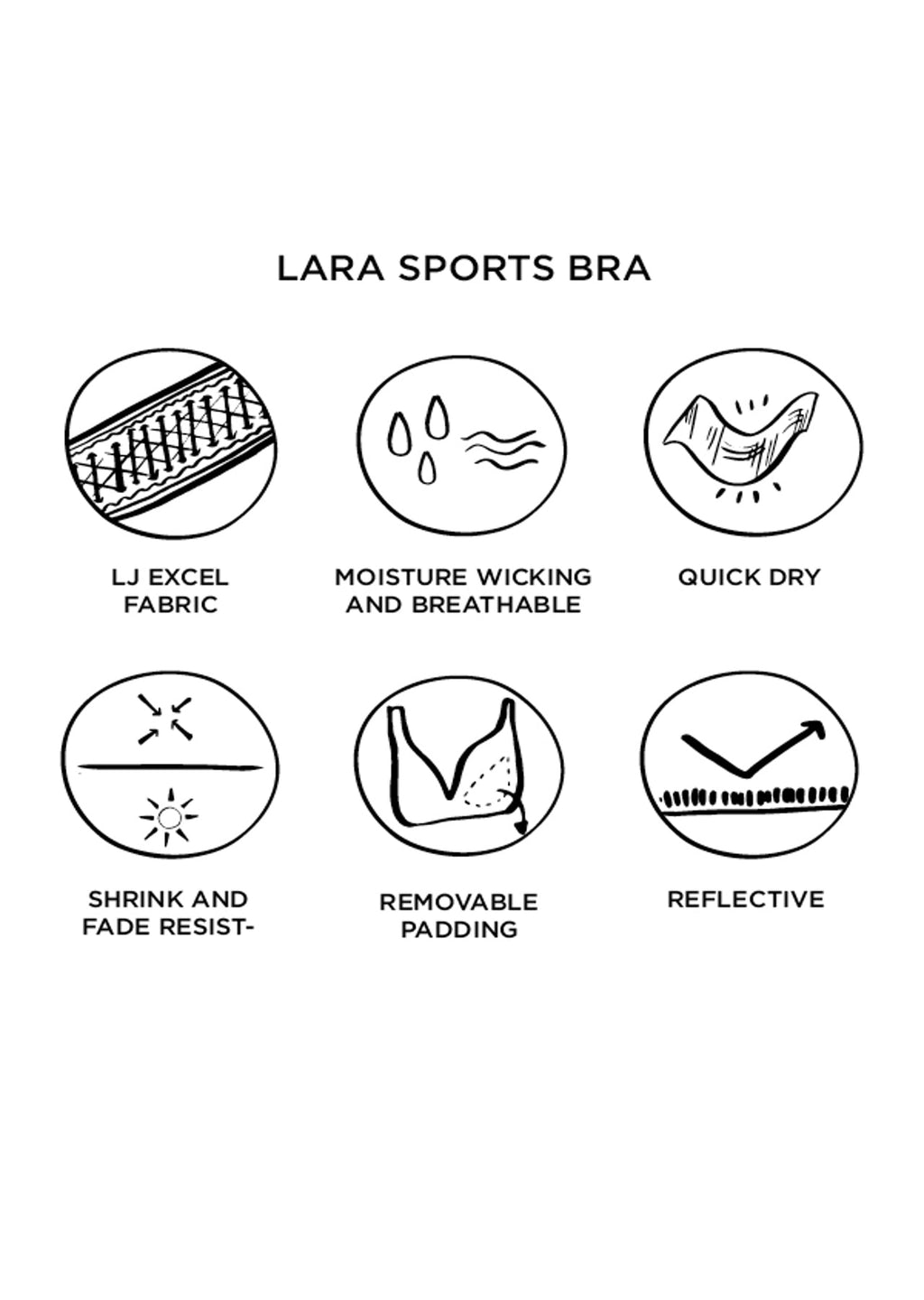 Lara Sports Bra