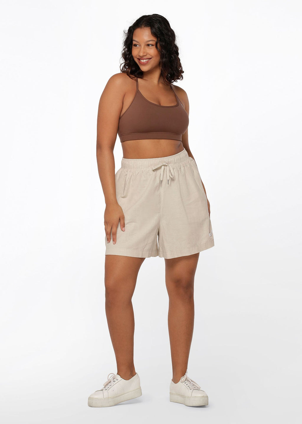 Leisure In Linen Bermuda Shorts