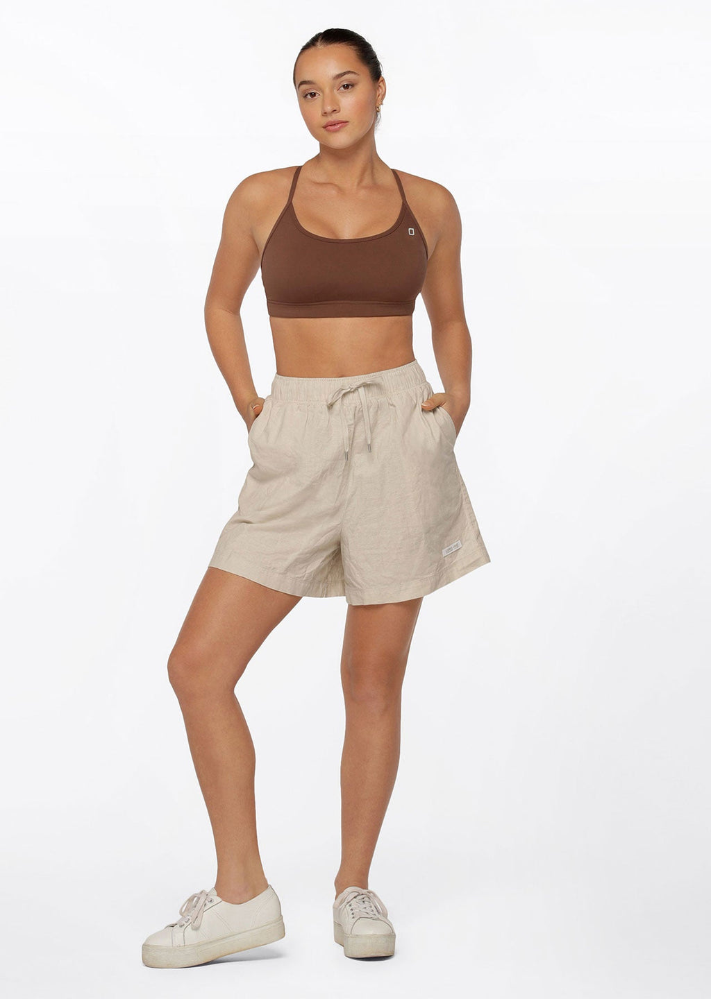 Leisure In Linen Bermuda Shorts