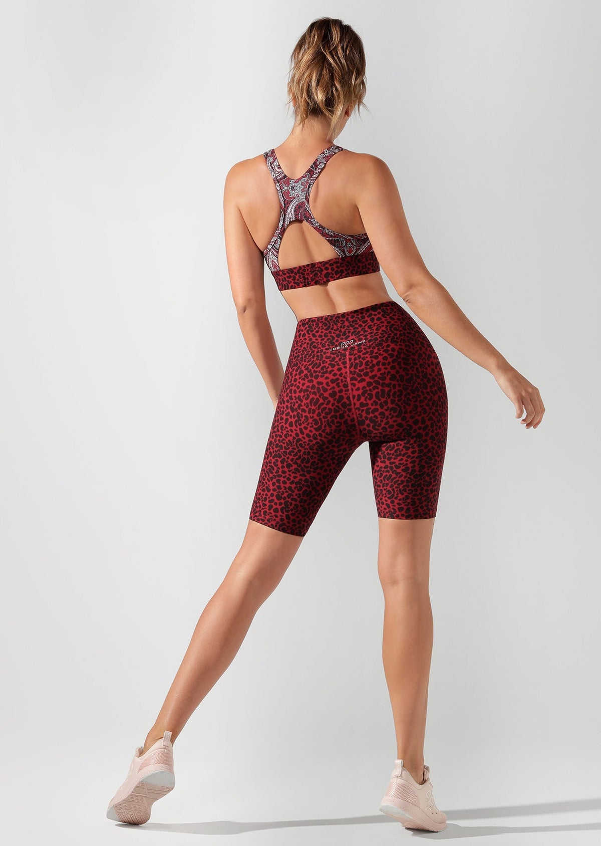 Leopard Long Short Tight