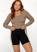 Lifted Active Cropped Long Sleeve Top