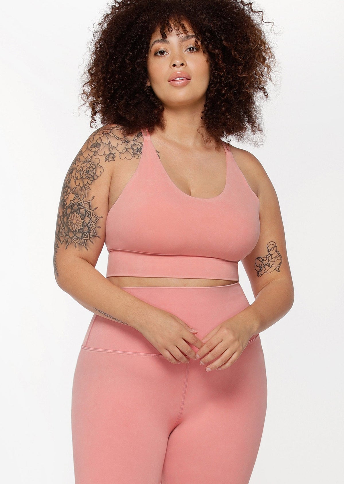 LJ Acid Wash Long Line Bra