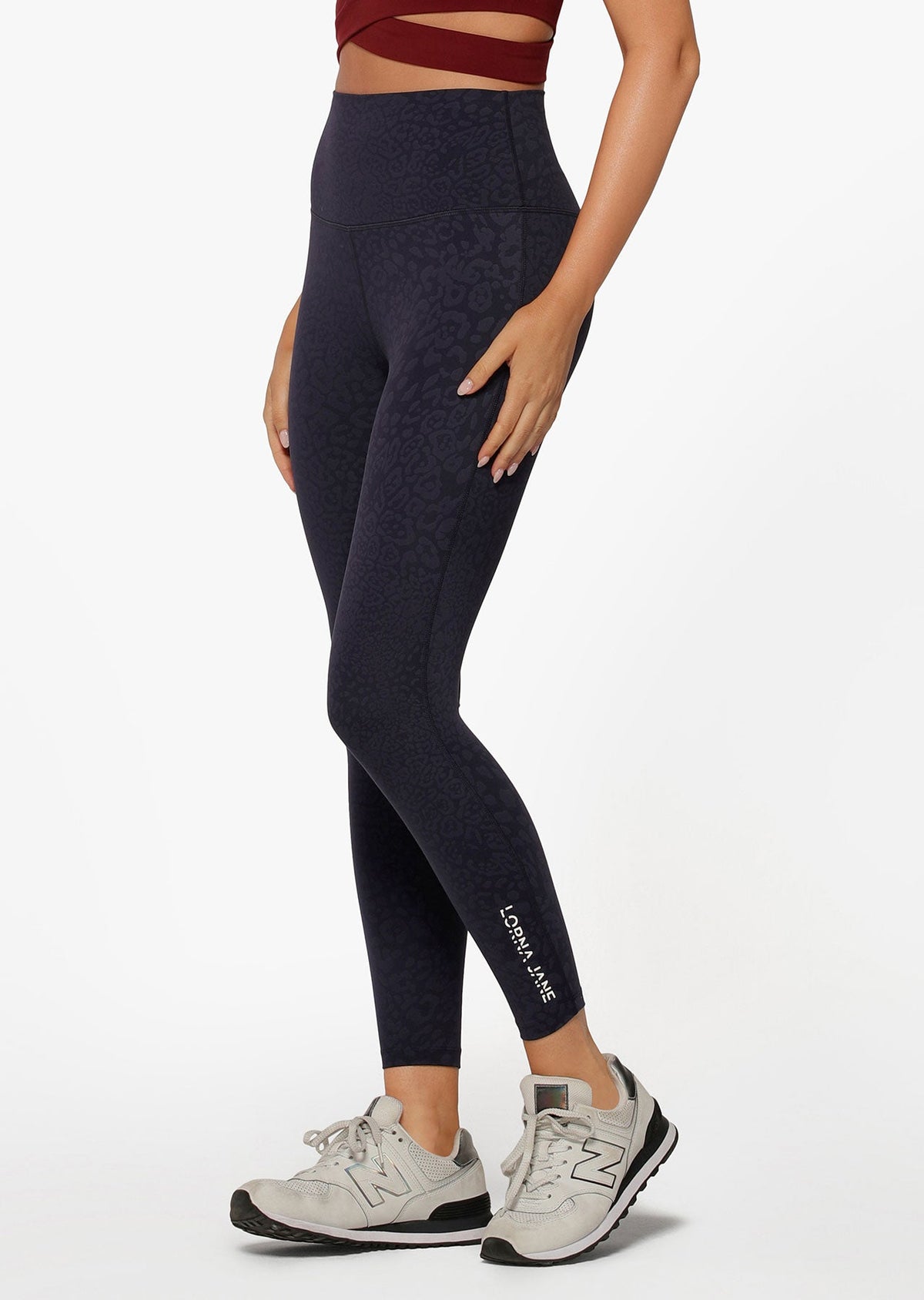 LJ Cloud Lotus No Chafe Full Length Leggings