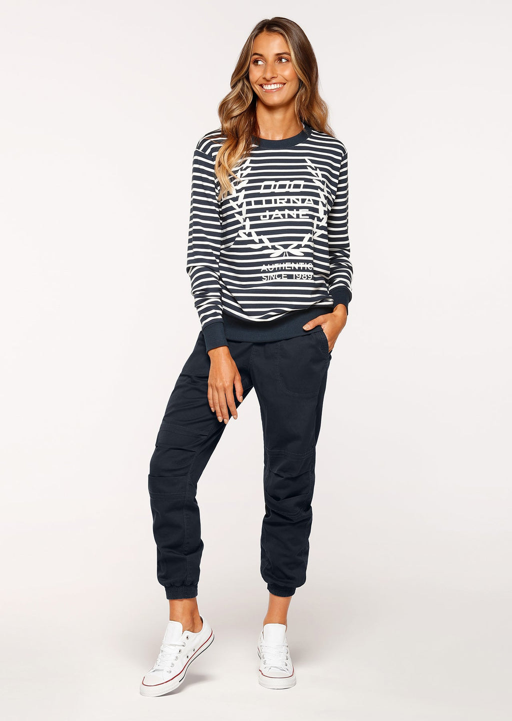 LJ Crest Sweat Top