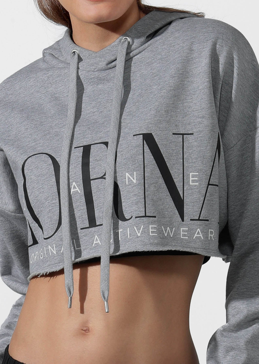 LJ Cut Off Cropped Hoodie