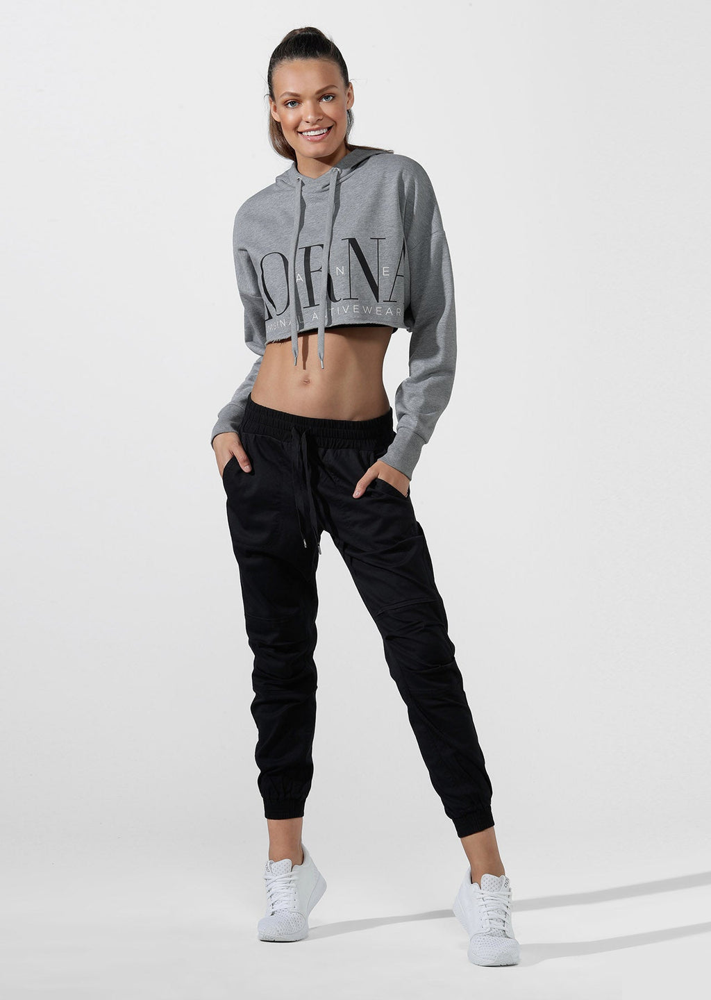 LJ Cut Off Cropped Hoodie