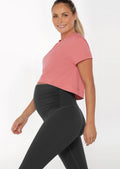 LJ Maternity Cropped Bump Active Tee