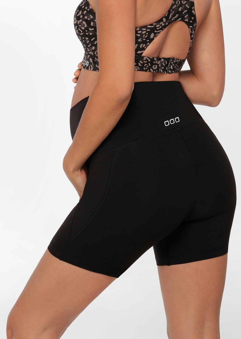 LJ Maternity Phone Pocket Bike Shorts