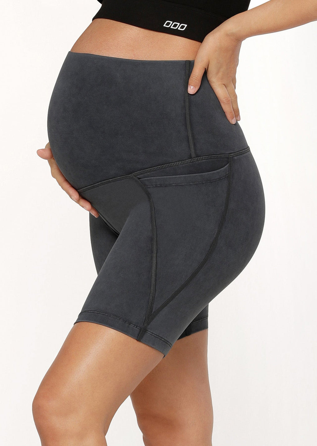 LJ Maternity Phone Pocket Bike Shorts