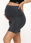 LJ Maternity Phone Pocket Bike Shorts