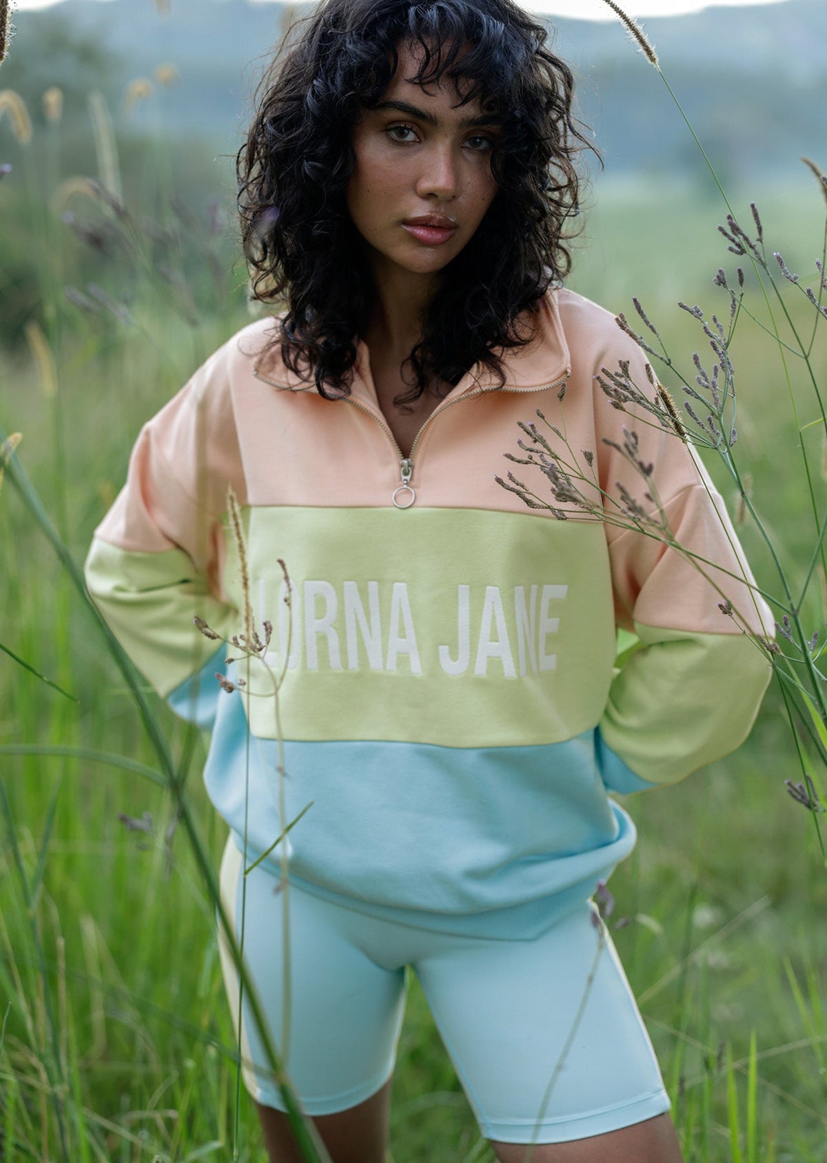 LJ Splice Quarter Zip Sweat