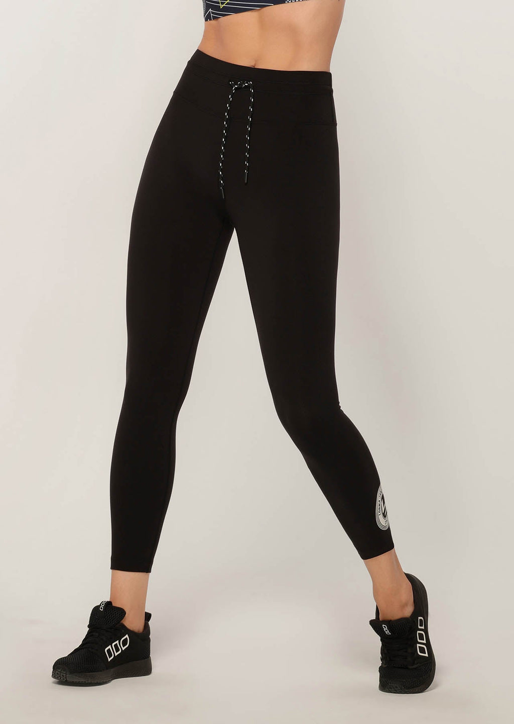 Logo Print Ankle Biter Tight