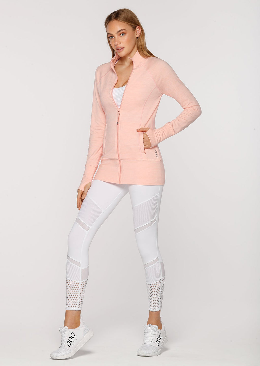 Louella Active L/Slv Zip Thru