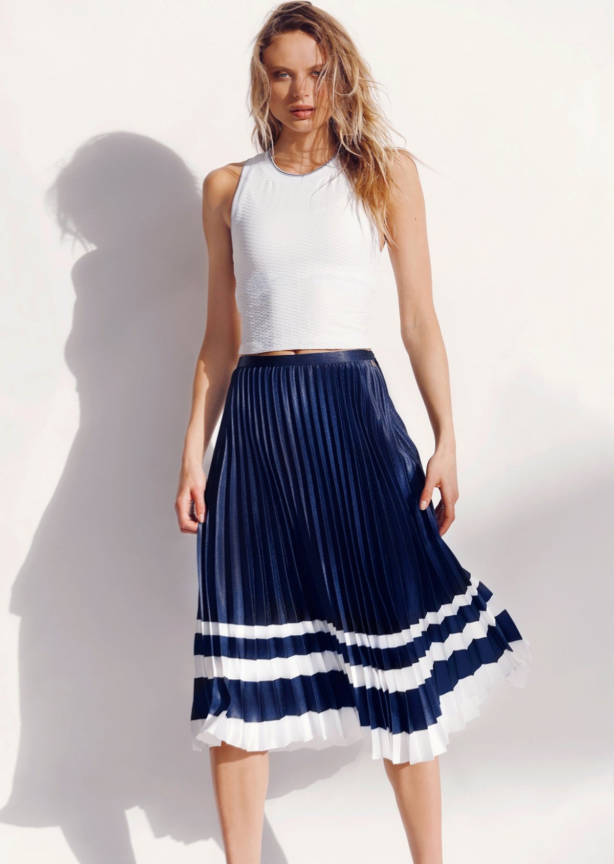 Luxe Yasmin Pleated Skirt