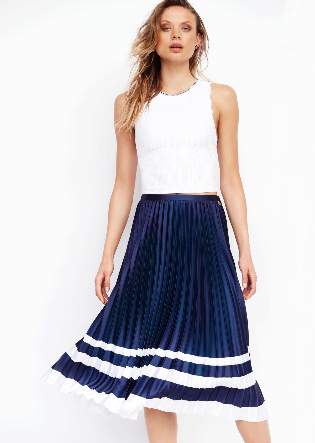 Luxe Yasmin Pleated Skirt
