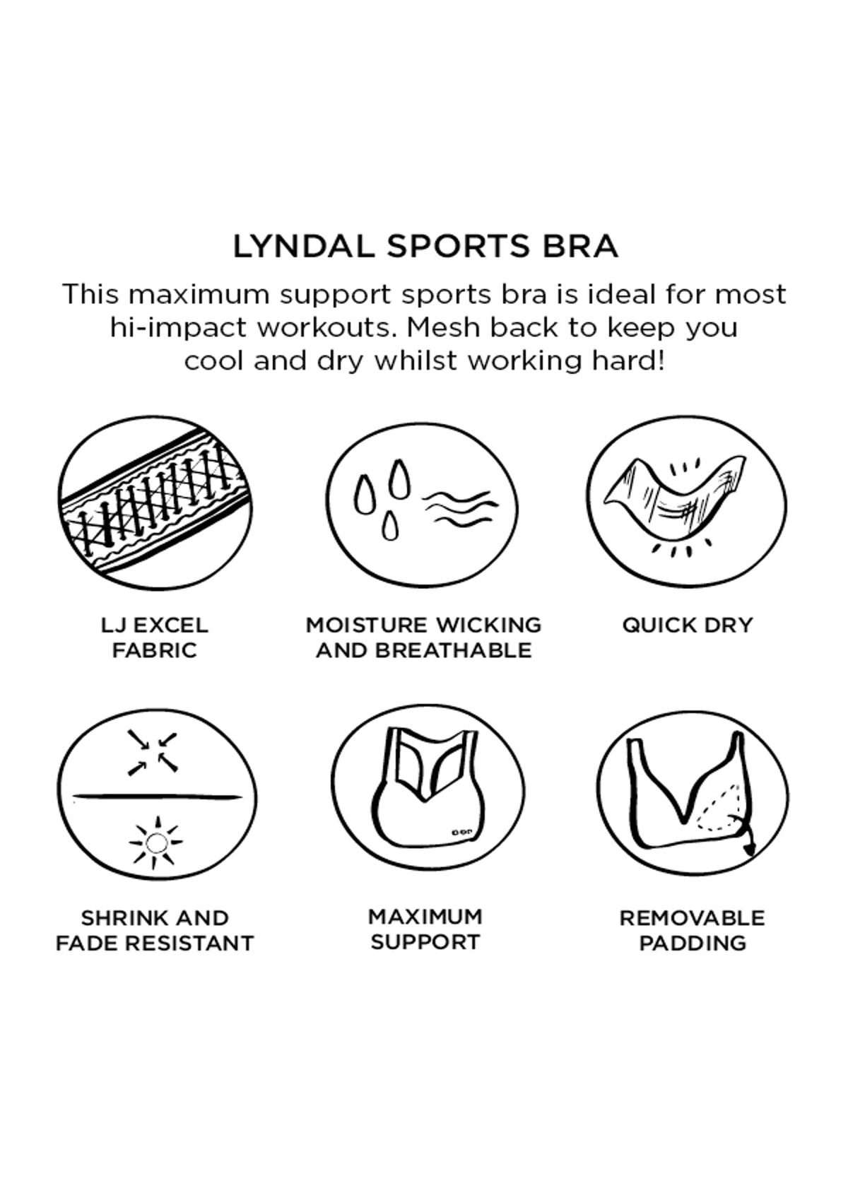 Lyndal Sports Bra