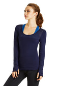 Midnight L/Slv Excel Top