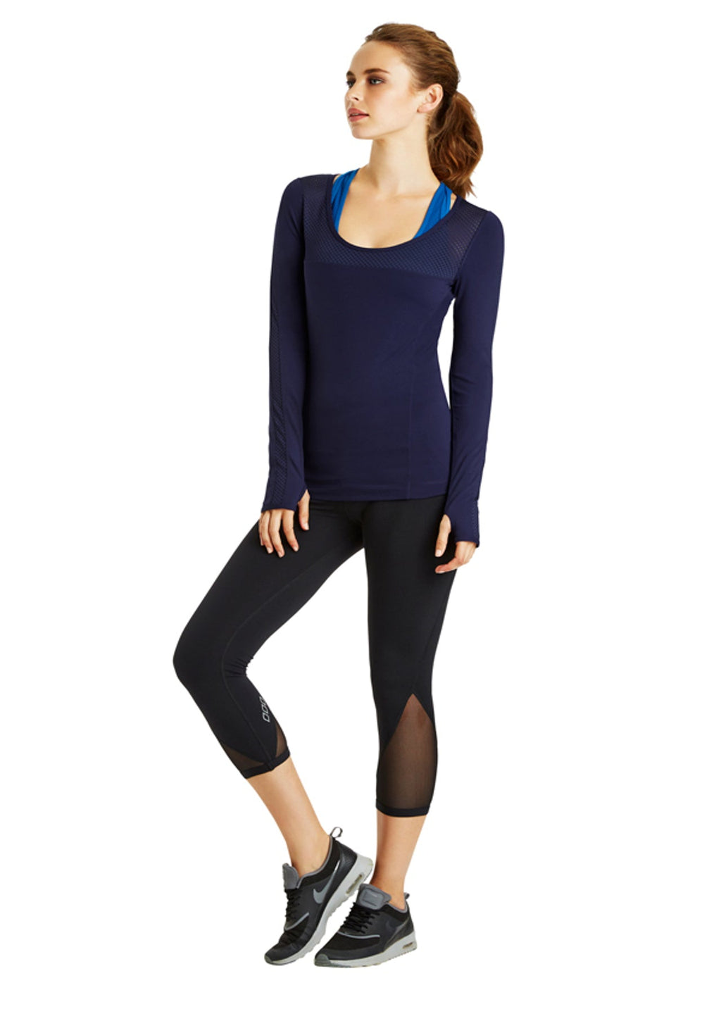 Midnight L/Slv Excel Top