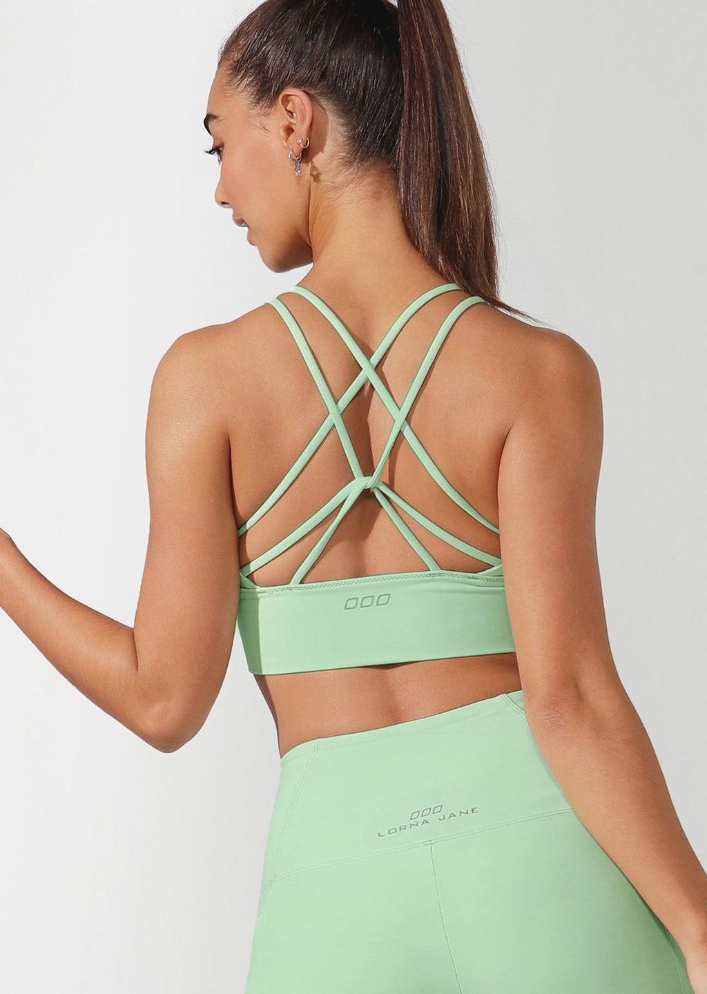 Minimal Long Line Strappy Sports Bra