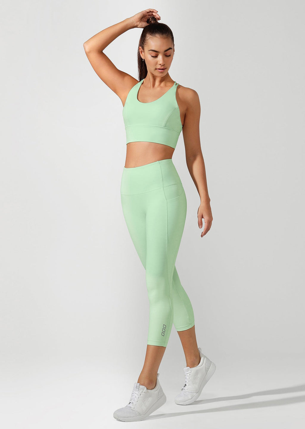Minimal Long Line Strappy Sports Bra