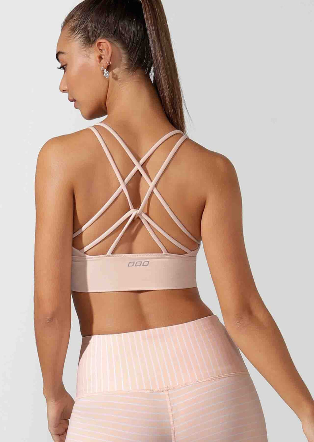 Minimal Long Line Strappy Sports Bra
