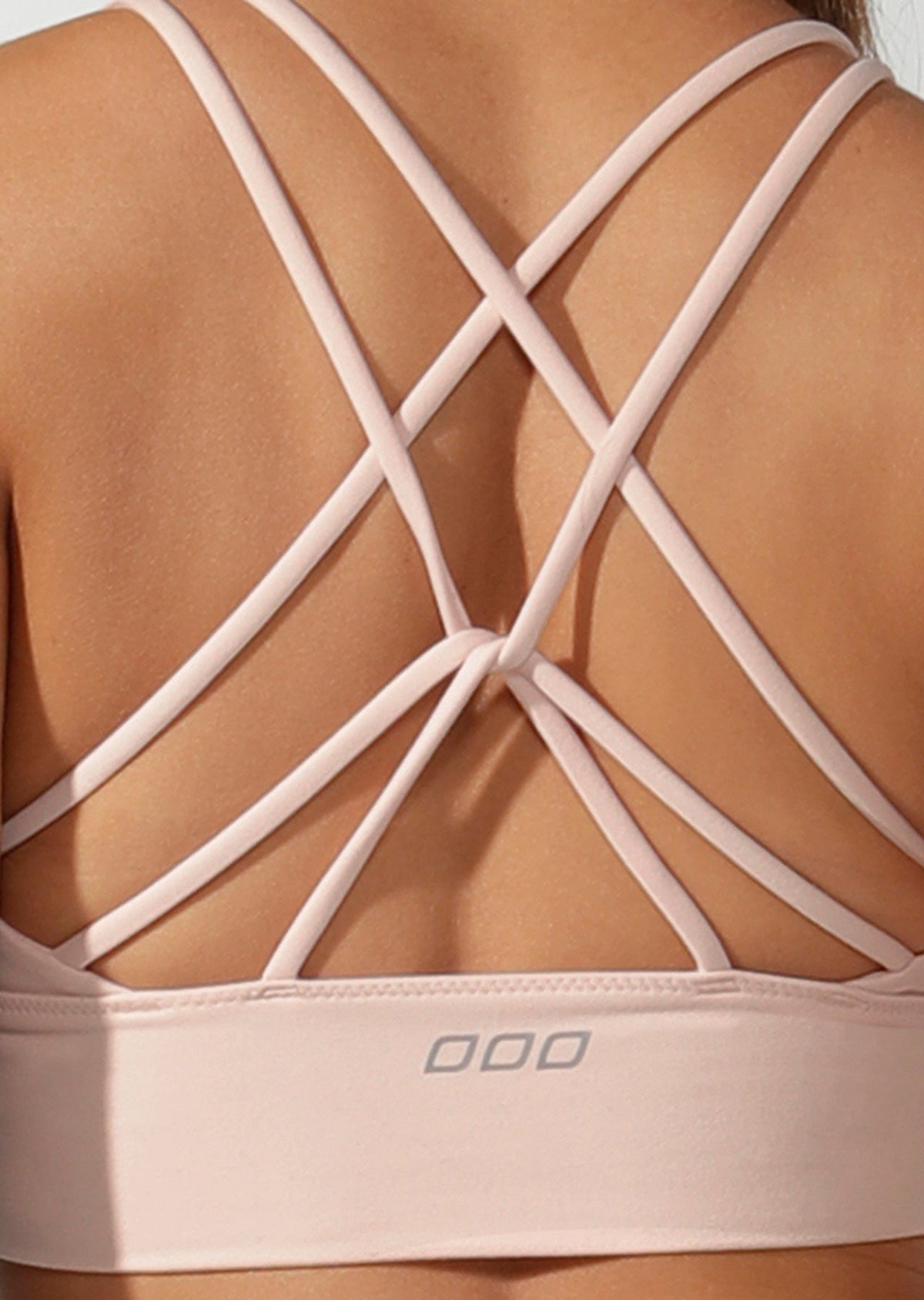 Minimal Long Line Strappy Sports Bra