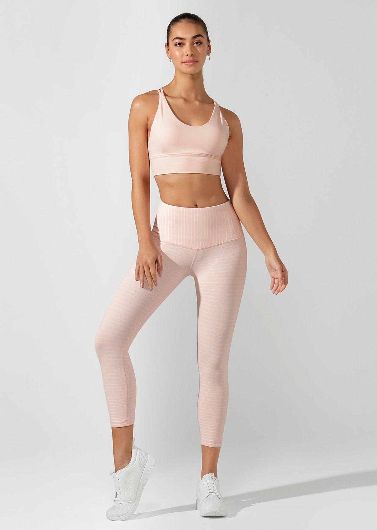 Minimal Long Line Strappy Sports Bra