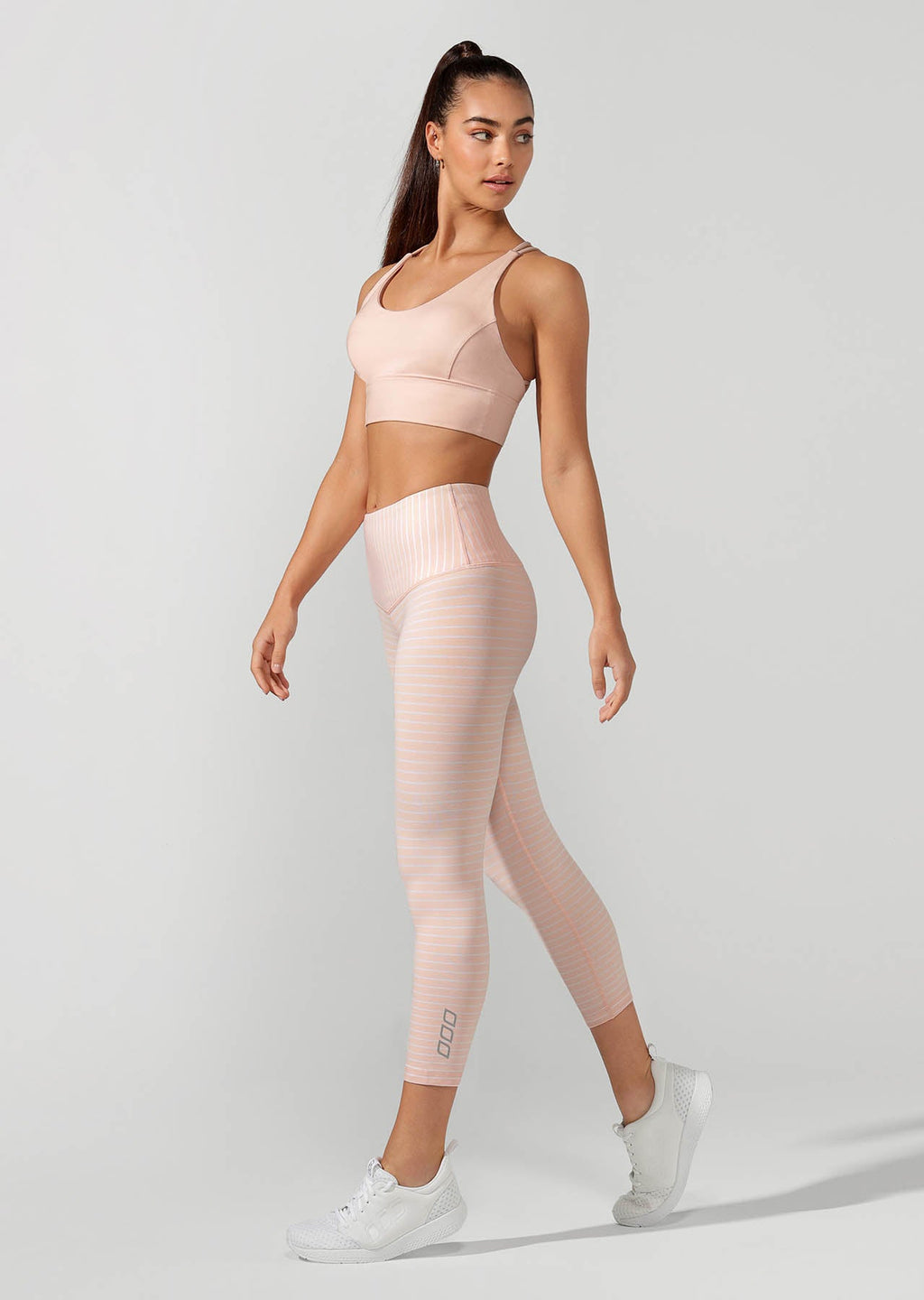 Minimal Long Line Strappy Sports Bra