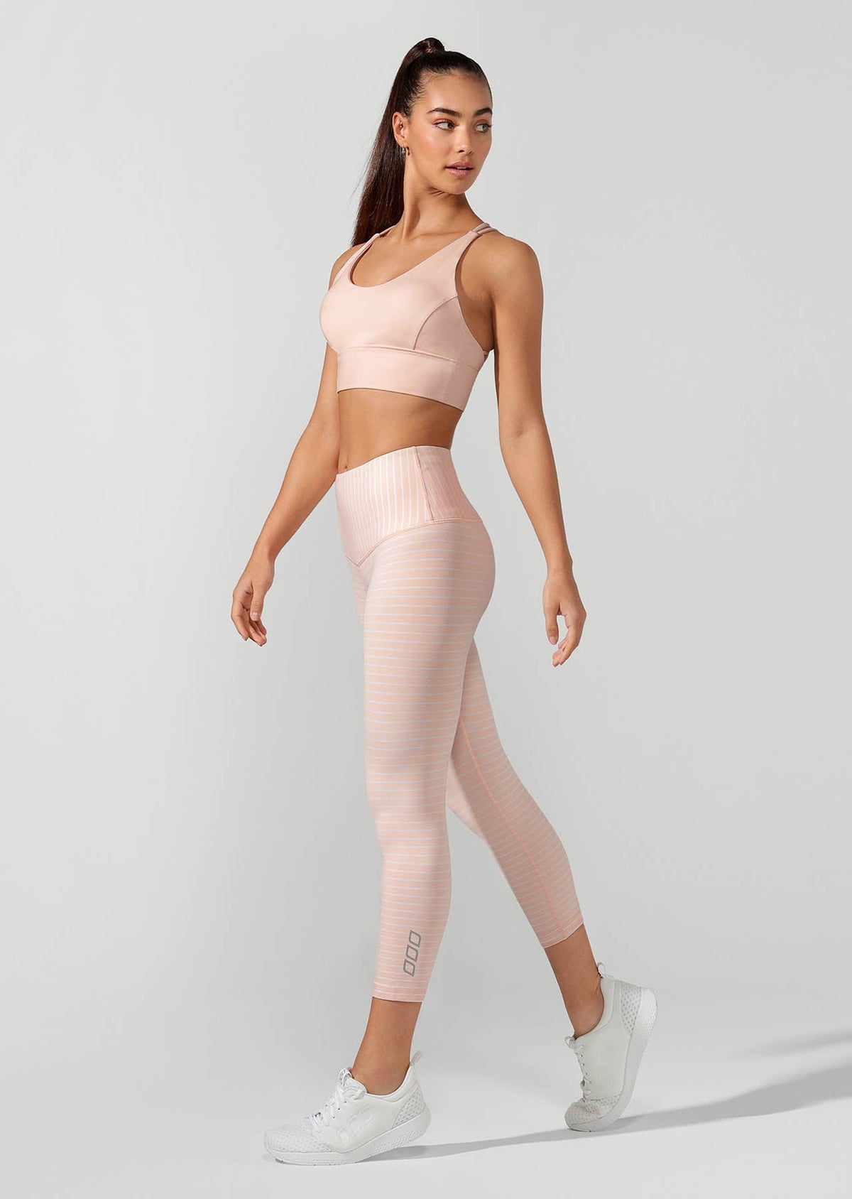 Minimal Long Line Strappy Sports Bra