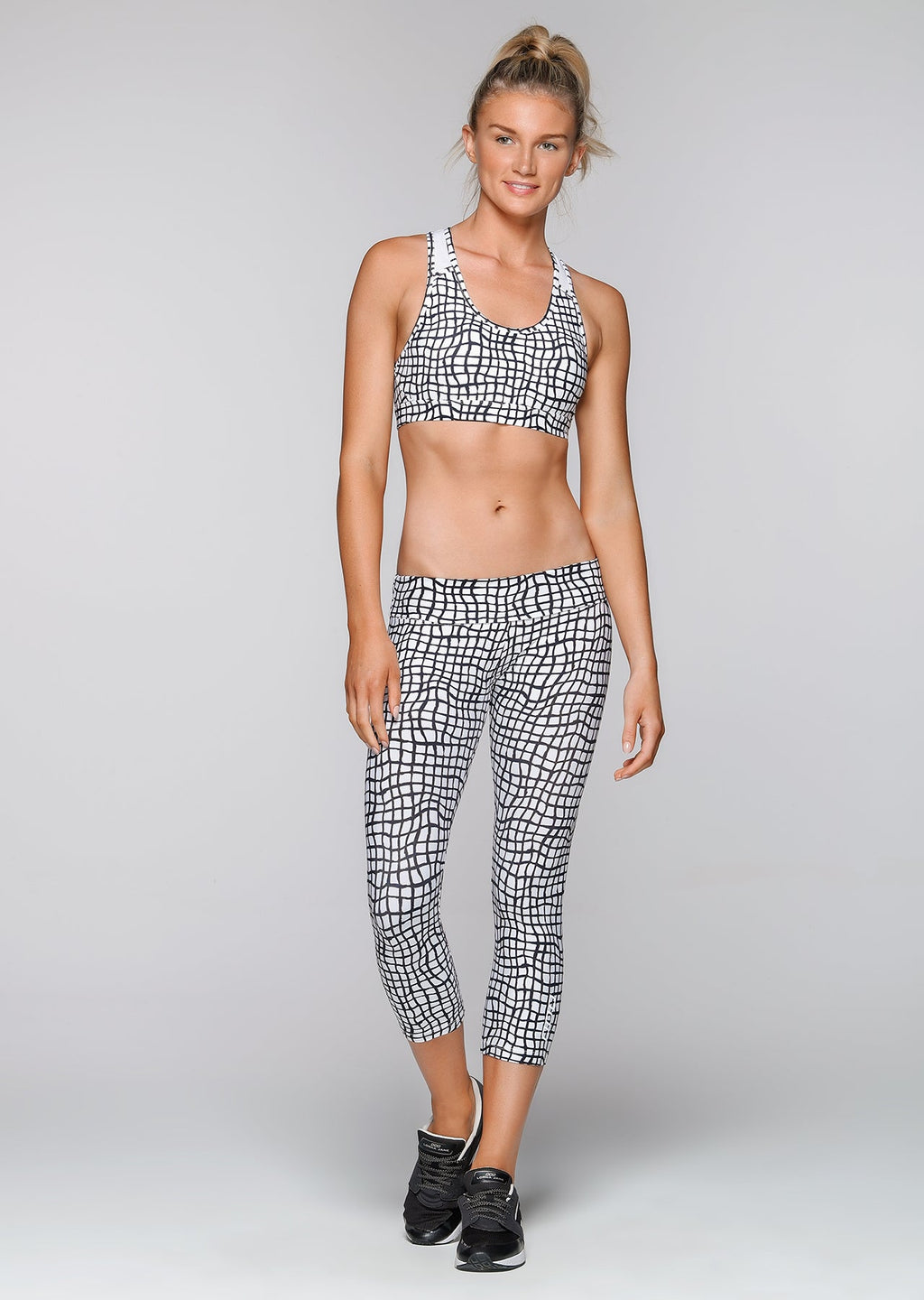 Mixed Monochrome Sports Bra