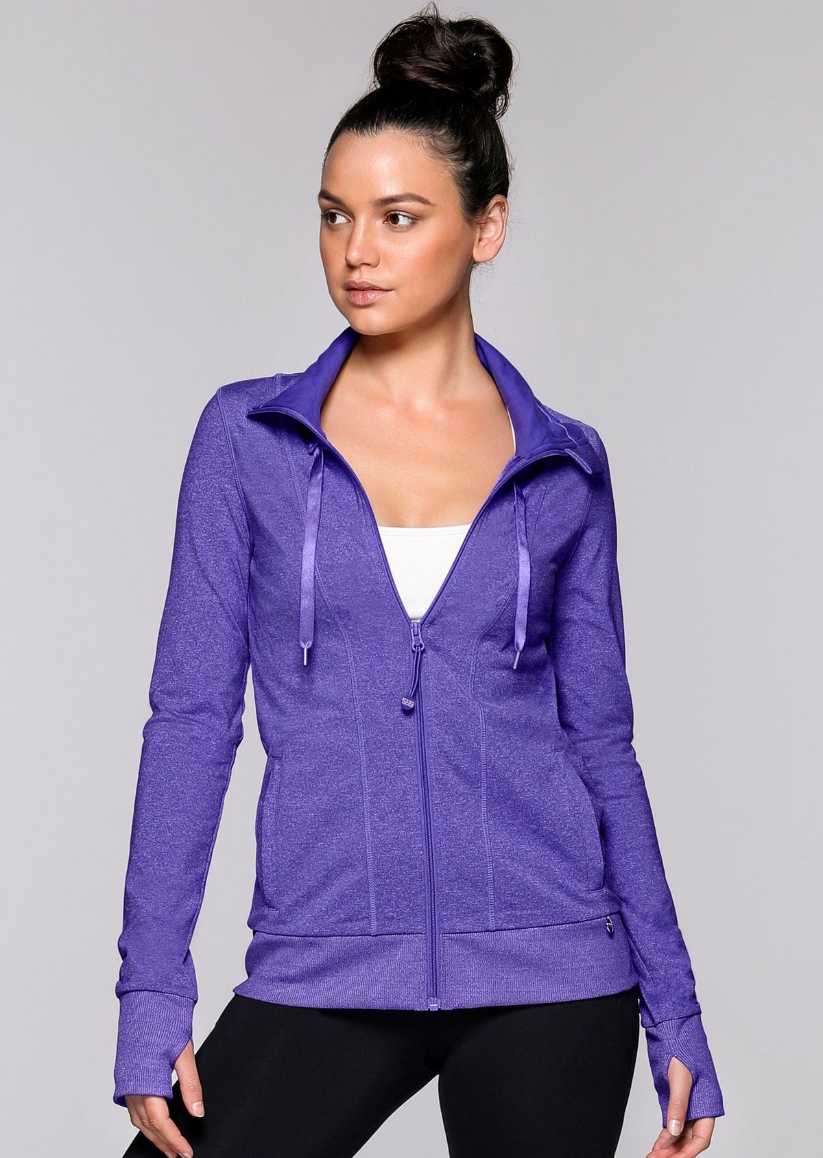 Mona L/Slv Zip Through