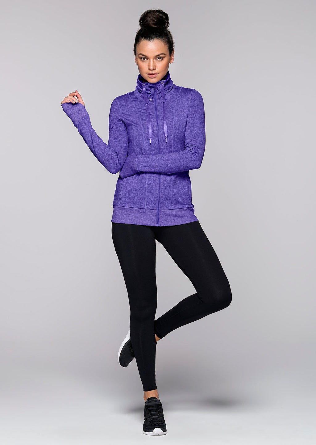 Mona L/Slv Zip Through