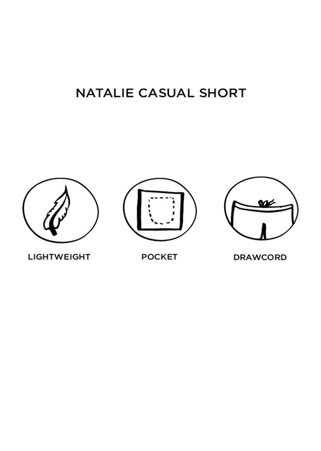 Natalie Casual Shorts