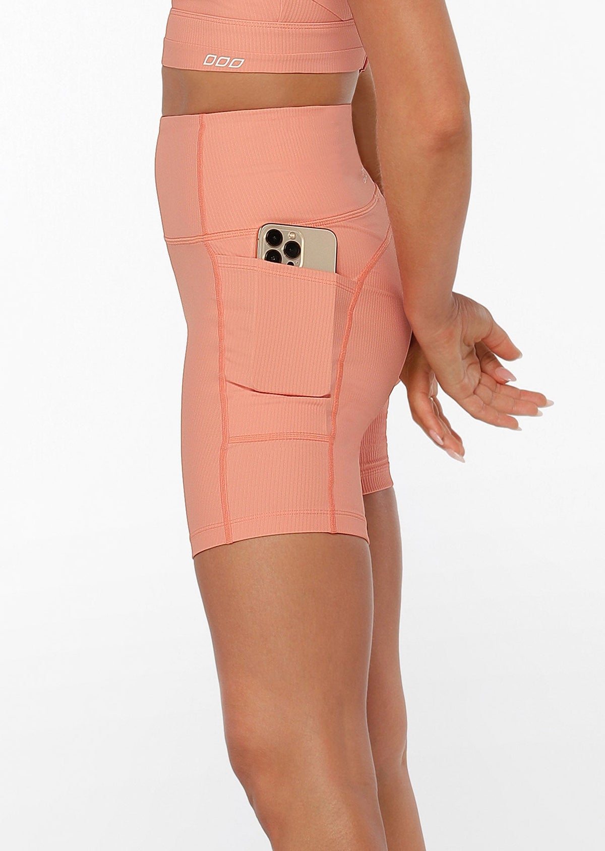 No Ride Booty Rib Bike Shorts