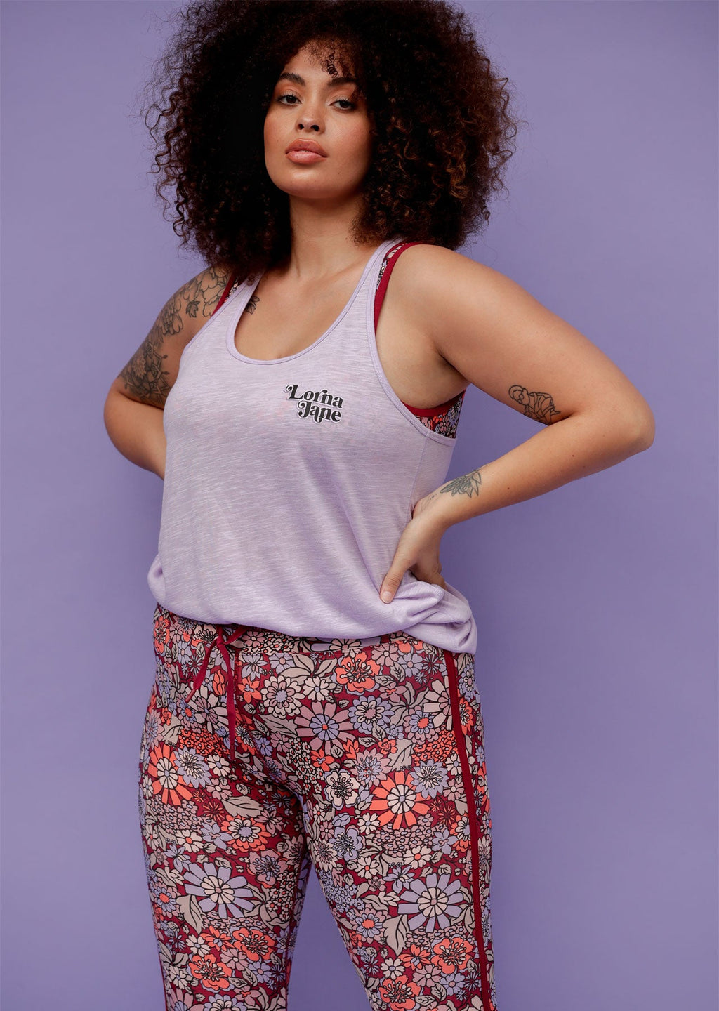 Nostalgic Slouchy Gym Tank