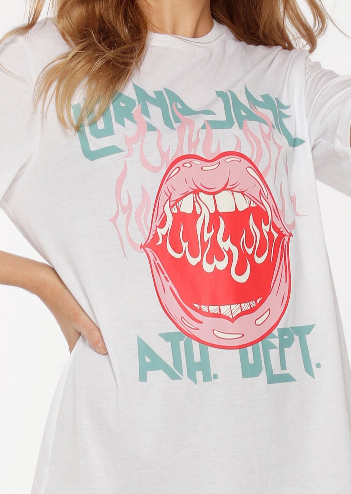 On Fire Oversized Tee