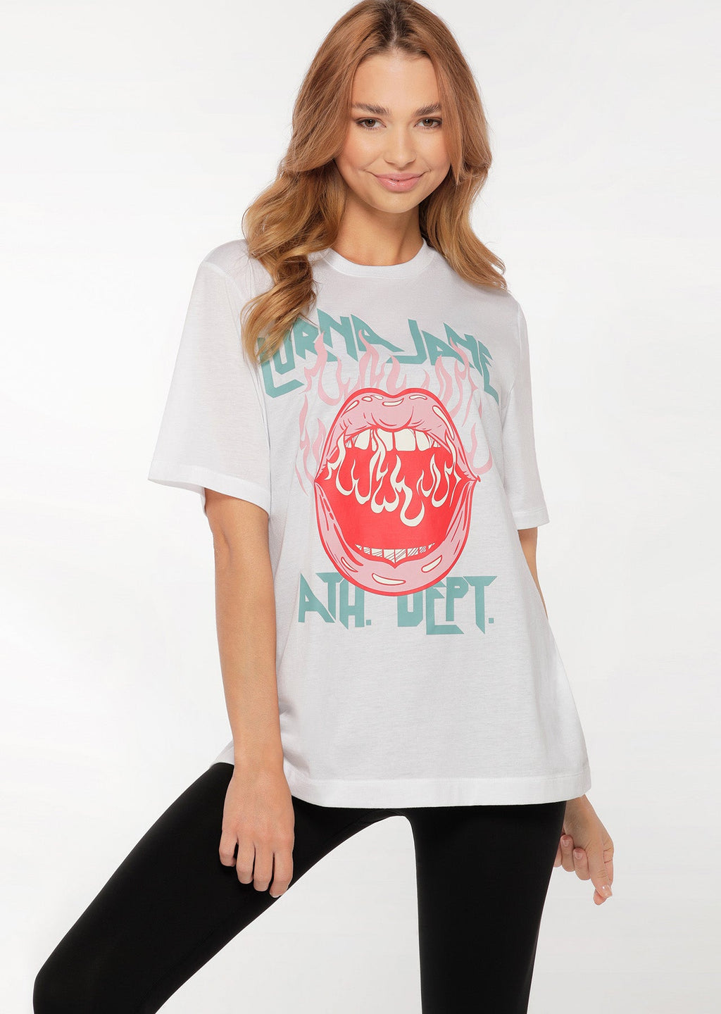 On Fire Oversized Tee