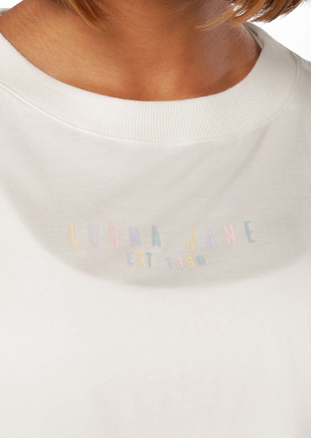 Rainbow Transdry Active Cropped Tee